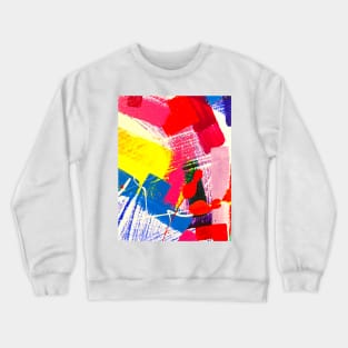 Vibrant Modern Abstract original design - My Original Art Crewneck Sweatshirt